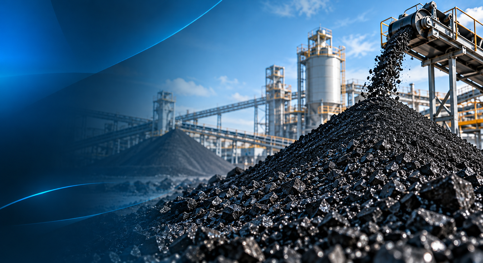 Cinematic Coal Processing Plant Landscape Cinematic Coal Processing Plant Landscape
