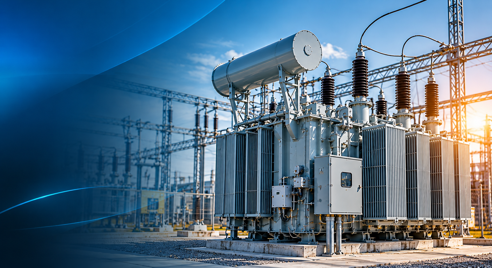 Industrial Transformer Substation at Sunrise Industrial Transformer Substation at Sunrise